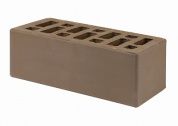 кирпич облицовочный полуторный, м-175,120x250x88, коричневый